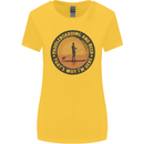 Paddleboarding & Beer Funny Paddleboard Womens Wider Cut T-Shirt Yellow