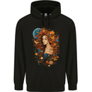 Pagan Woman of the Earth Stonehenge Druid Mens 80% Cotton Hoodie Black