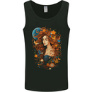 Pagan Woman of the Earth Stonehenge Druid Mens Vest Tank Top Black