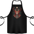 Pagan Woman of the Earth Stonehenge Druid Skulls Cotton Apron 100% Organic Black