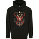 Pagan Woman of the Earth Stonehenge Druid Skulls Mens 80% Cotton Hoodie Black