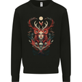 Pagan Woman of the Earth Stonehenge Druid Skulls Mens Sweatshirt Jumper Black