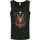 Pagan Woman of the Earth Stonehenge Druid Skulls Mens Vest Tank Top Black