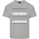 Pain Is Temporary Gym Quote Bodybuilding Mens Cotton T-Shirt Tee Top Sports Grey