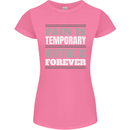 Pain Is Temporary Gym Quote Bodybuilding Womens Petite Cut T-Shirt Azalea