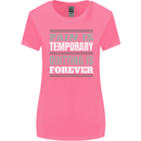 Pain Is Temporary Gym Quote Bodybuilding Womens Wider Cut T-Shirt Azalea
