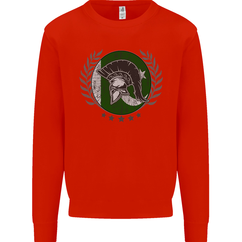 Pakistan Bodybuilding Gym Training Pakistani Kids Sweatshirt Jumper Bright Red
