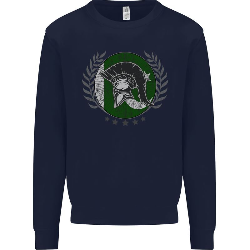 Pakistan Bodybuilding Gym Training Pakistani Kids Sweatshirt Jumper Navy Blue
