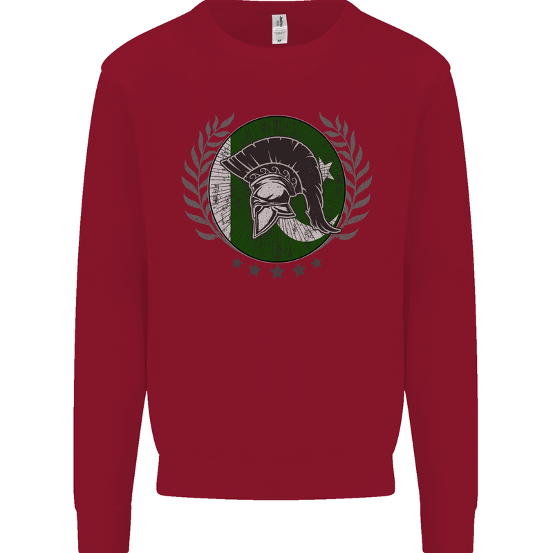 Pakistan Bodybuilding Gym Training Pakistani Kids Sweatshirt Jumper Red