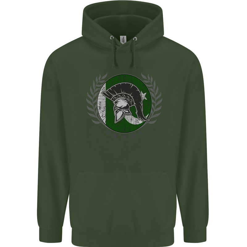 Pakistan Bodybuilding Gym Training Pakistani Mens 80% Cotton Hoodie Forest Green