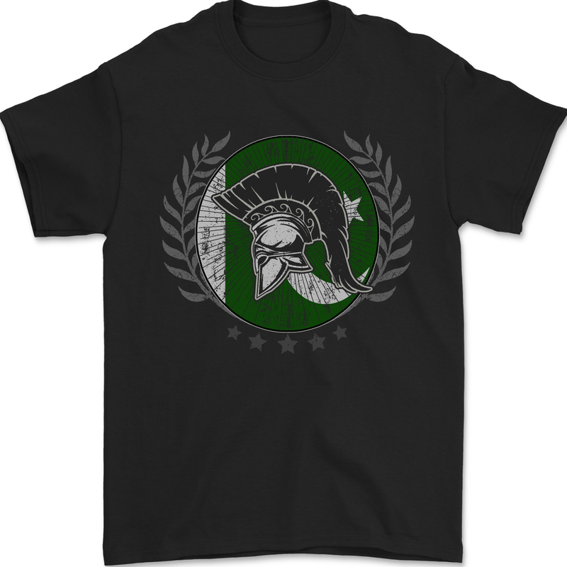 Pakistan Bodybuilding Gym Training Pakistani Mens T-Shirt 100% Cotton Black