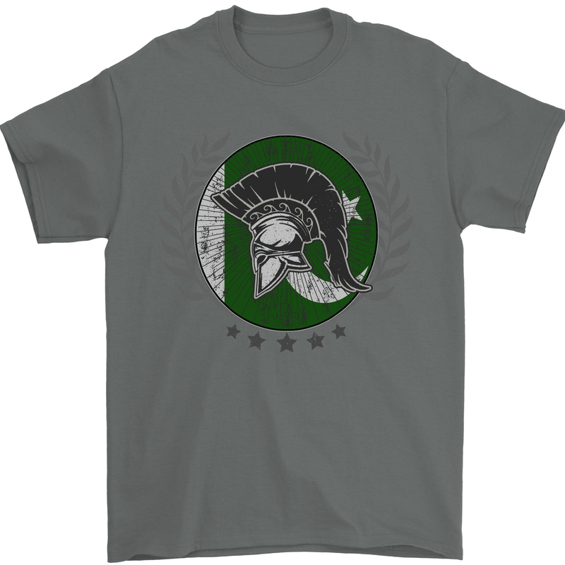 Pakistan Bodybuilding Gym Training Pakistani Mens T-Shirt 100% Cotton Charcoal