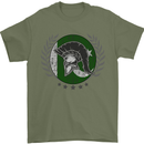 Pakistan Bodybuilding Gym Training Pakistani Mens T-Shirt 100% Cotton Military Green