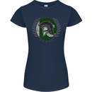 Pakistan Bodybuilding Gym Training Pakistani Womens Petite Cut T-Shirt Navy Blue