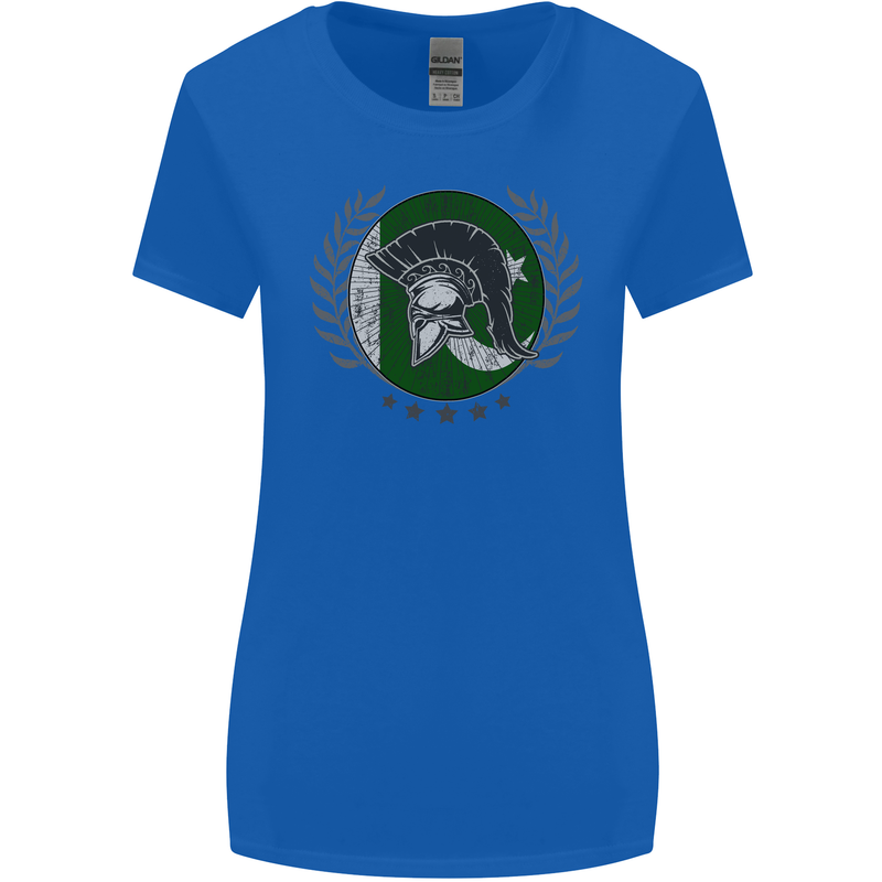 Pakistan Bodybuilding Gym Training Pakistani Womens Wider Cut T-Shirt Royal Blue