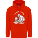 Palaeontology Finding Fossils is My Cardio Childrens Kids Hoodie Bright Red
