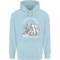 Palaeontology Finding Fossils is My Cardio Childrens Kids Hoodie Light Blue
