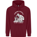 Palaeontology Finding Fossils is My Cardio Childrens Kids Hoodie Maroon