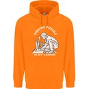 Palaeontology Finding Fossils is My Cardio Childrens Kids Hoodie Orange