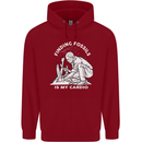Palaeontology Finding Fossils is My Cardio Childrens Kids Hoodie Red