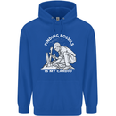 Palaeontology Finding Fossils is My Cardio Childrens Kids Hoodie Royal Blue