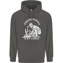 Palaeontology Finding Fossils is My Cardio Childrens Kids Hoodie Storm Grey