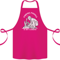 Palaeontology Finding Fossils is My Cardio Cotton Apron 100% Organic Pink
