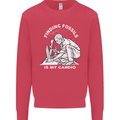 Palaeontology Finding Fossils is My Cardio Kids Sweatshirt Jumper Heliconia