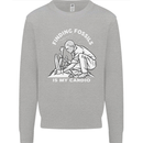 Palaeontology Finding Fossils is My Cardio Kids Sweatshirt Jumper Sports Grey