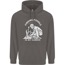 Palaeontology Finding Fossils is My Cardio Mens 80% Cotton Hoodie Charcoal