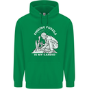 Palaeontology Finding Fossils is My Cardio Mens 80% Cotton Hoodie Irish Green