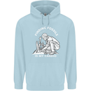 Palaeontology Finding Fossils is My Cardio Mens 80% Cotton Hoodie Light Blue