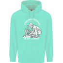 Palaeontology Finding Fossils is My Cardio Mens 80% Cotton Hoodie Peppermint