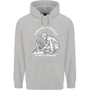 Palaeontology Finding Fossils is My Cardio Mens 80% Cotton Hoodie Sports Grey