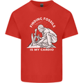 Palaeontology Finding Fossils is My Cardio Mens Cotton T-Shirt Tee Top Red