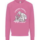 Palaeontology Finding Fossils is My Cardio Mens Sweatshirt Jumper Azalea