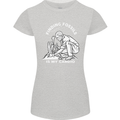 Palaeontology Finding Fossils is My Cardio Womens Petite Cut T-Shirt Sports Grey