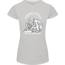 Palaeontology Finding Fossils is My Cardio Womens Petite Cut T-Shirt Sports Grey