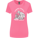 Palaeontology Finding Fossils is My Cardio Womens Wider Cut T-Shirt Azalea