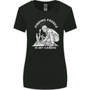 Palaeontology Finding Fossils is My Cardio Womens Wider Cut T-Shirt Black