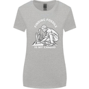 Palaeontology Finding Fossils is My Cardio Womens Wider Cut T-Shirt Sports Grey