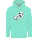 Palaeontology Velociraptor Skull Dinosaurs Childrens Kids Hoodie Peppermint