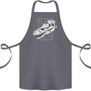 Palaeontology Velociraptor Skull Dinosaurs Cotton Apron 100% Organic Steel