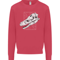 Palaeontology Velociraptor Skull Dinosaurs Kids Sweatshirt Jumper Heliconia