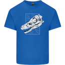 Palaeontology Velociraptor Skull Dinosaurs Kids T-Shirt Childrens Royal Blue