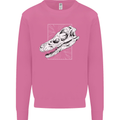 Palaeontology Velociraptor Skull Dinosaurs Mens Sweatshirt Jumper Azalea