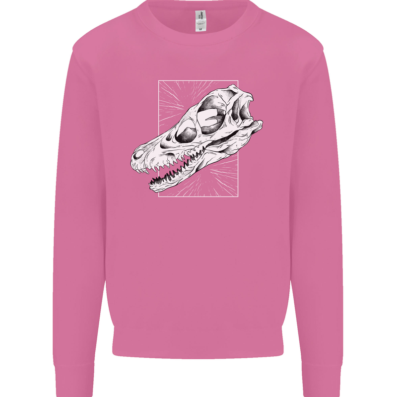 Palaeontology Velociraptor Skull Dinosaurs Mens Sweatshirt Jumper Azalea