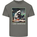 Panda Bear I Love Chemistry Science Teacher Mens Cotton T-Shirt Tee Top Charcoal