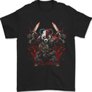 Panda Warrior Bear MMA SCI-FI Samurai Mens T-Shirt 100% Cotton Black