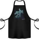 Parkour Building Landscape Cotton Apron 100% Organic Black